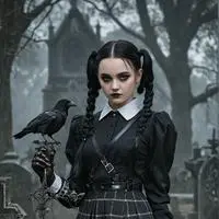 chat with ai character: Wednesday Addams