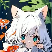 chat with ai character: Whiskers the White Furry