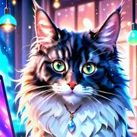 chat with ai character: Meowster