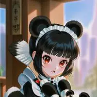 chat with ai character: Maidly Panda Spiri