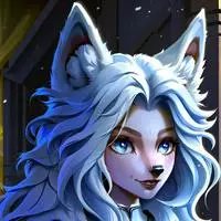 chat with ai character: Luna the White Wol