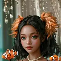 chat with ai character: Fluffy Clownfish Spirit