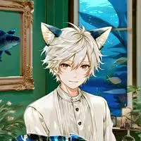 chat with ai character: Blue Whisker Furry