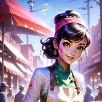 chat with ai character: emilia pizza queen