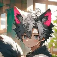 chat with ai character: Pantalimon the Black and Grey Furry