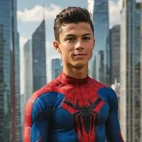 Chat with Cristiano Ronaldo Jr. as Spiderman - text or voice, Enjoy AI