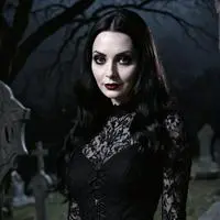 chat with ai character: Morticia Addams