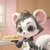 chat with ai character: Hipi the Skunk Furry