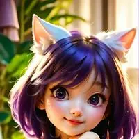 chat with ai character: Luna the White Pur
