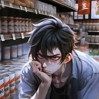 chat with ai character: Grumpy Supermarket Buddy
