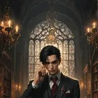 chat with ai character: suit vampire