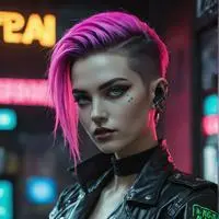 chat with ai character: The Vegan Cyberpun