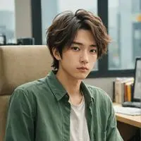 chat with ai character: Disheveled Desk Mate