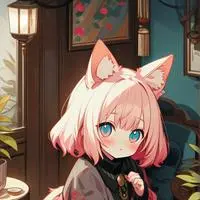 chat with ai character: Angela cat