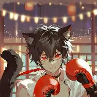 chat with ai character: Kitty boxing spirit
