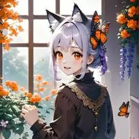 chat with ai character: Monarch Cat Furry