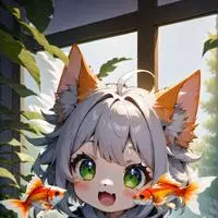 chat with ai character: little cat sister