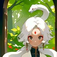 chat with ai character: Whispy the White Snake Furry
