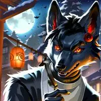 chat with ai character: Diesel the Black Wolf Spirit