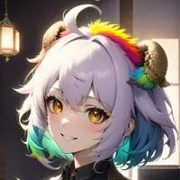 chat with ai character: Rainbow Parrot Furry
