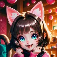 chat with ai character: Candy Cat Furry