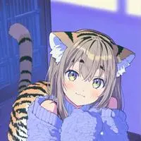 chat with ai character: Tiger-striped Neko