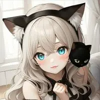 chat with ai character: Inky the Cat Girl 