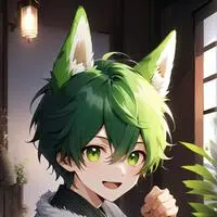 chat with ai character: Lime Spirit Pup