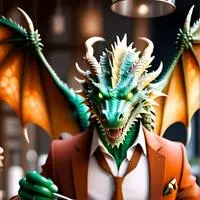 chat with ai character: mean dragon