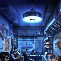 chat with ai character: fast food chaos