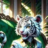 chat with ai character: Snowy Tiger Furry
