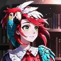 chat with ai character: милое злобное перышко