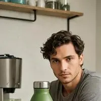 chat with ai character: Jevin the Eco-Warrior Barista