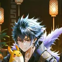 chat with ai character: Purply the Dragon Dog