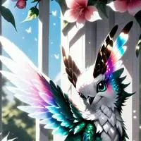 chat with ai character: Honeyglow the Iridescent Hummingbird Furry