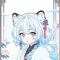 chat with ai character: 雪豹豹（snow）