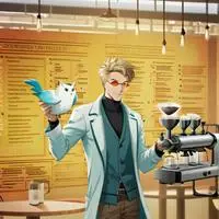 chat with ai character: The Quantum Latte Theorist