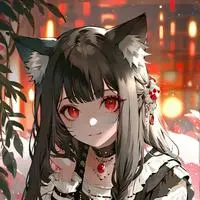 chat with ai character: Red-Eyed Cat Spirit