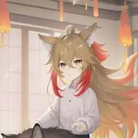 chat with ai character: Flame Wolf Furry