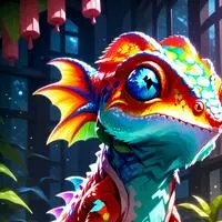 chat with ai character: Chameleon Charm Spirit