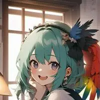 chat with ai character: Rainbow Parrot Furry