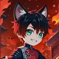 chat with ai character: Fiery Shadow Furry