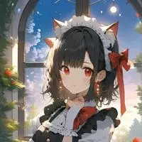 chat with ai character: Red Black Maid Furry
