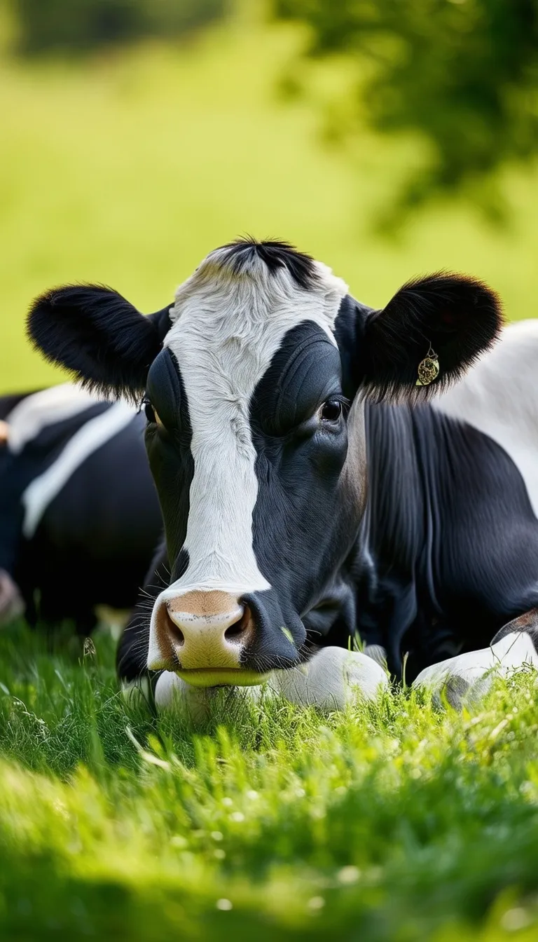 ai character: Cow background