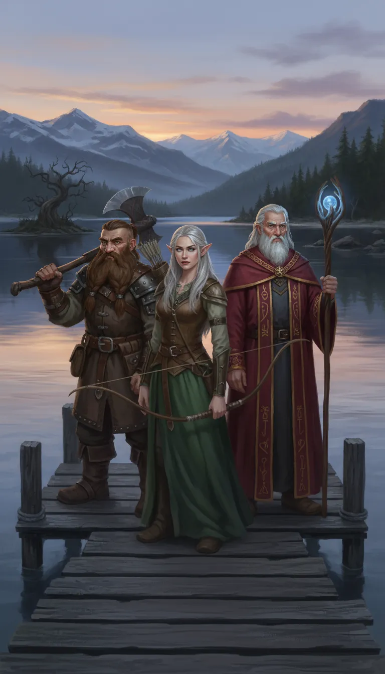 ai character: Adventure RPG background