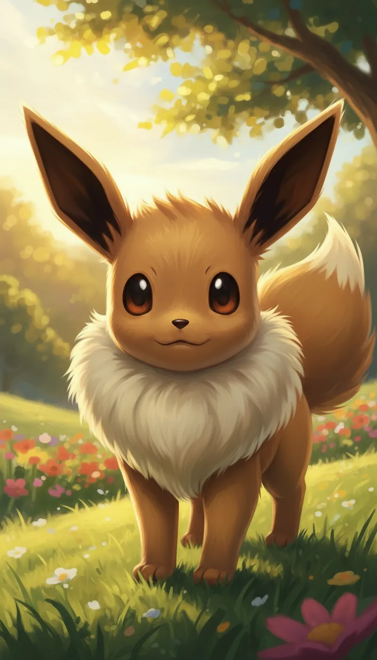 ai character: EveeByte background