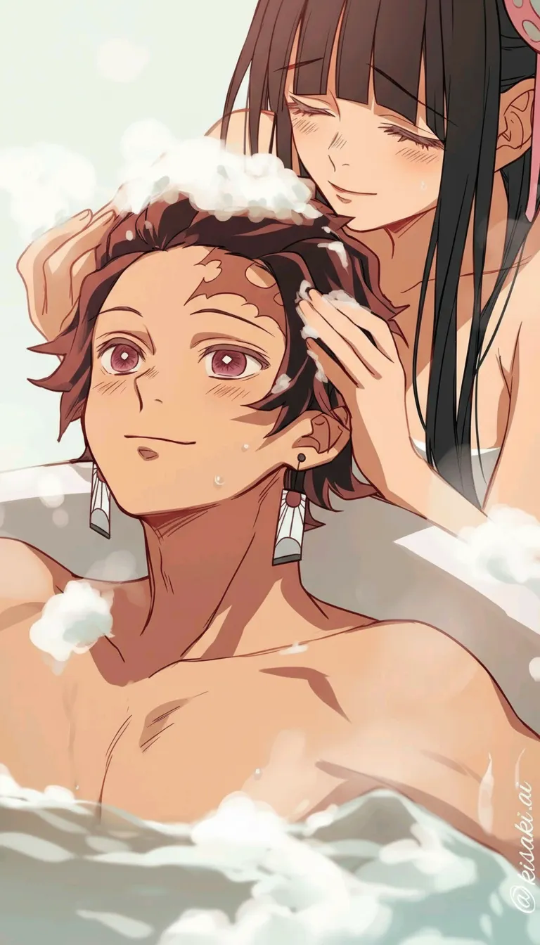 ai character: Tanjiro/Kanao background