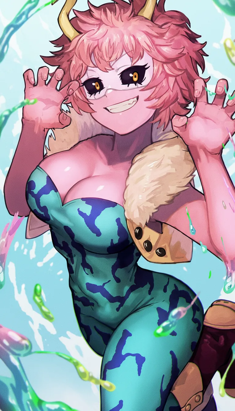 ai character: Mina Ashido background