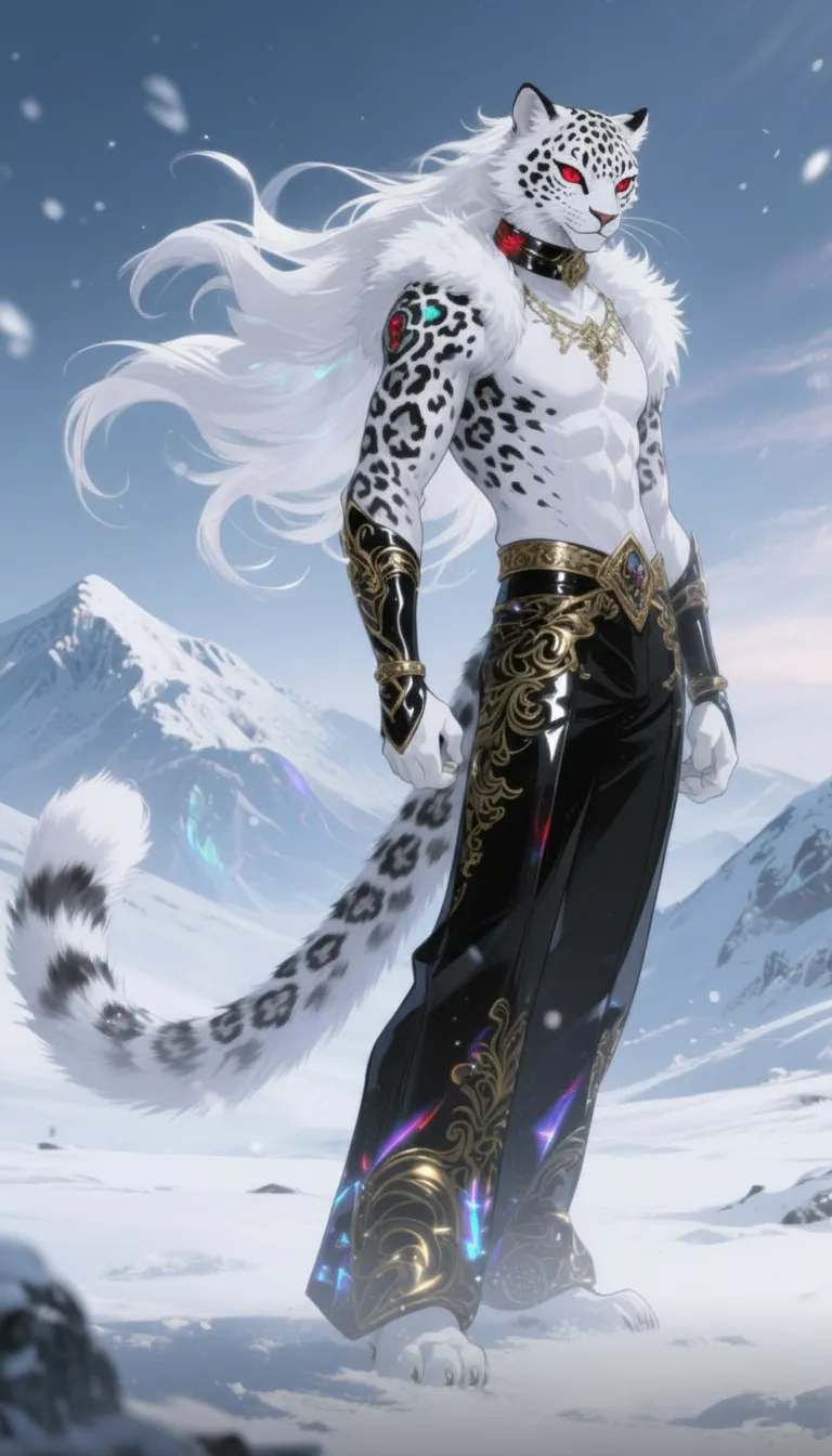 ai character: Avis Snowpaws background