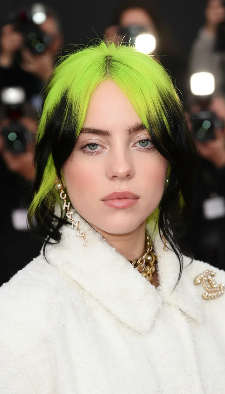 ai character: Billie eilish background
